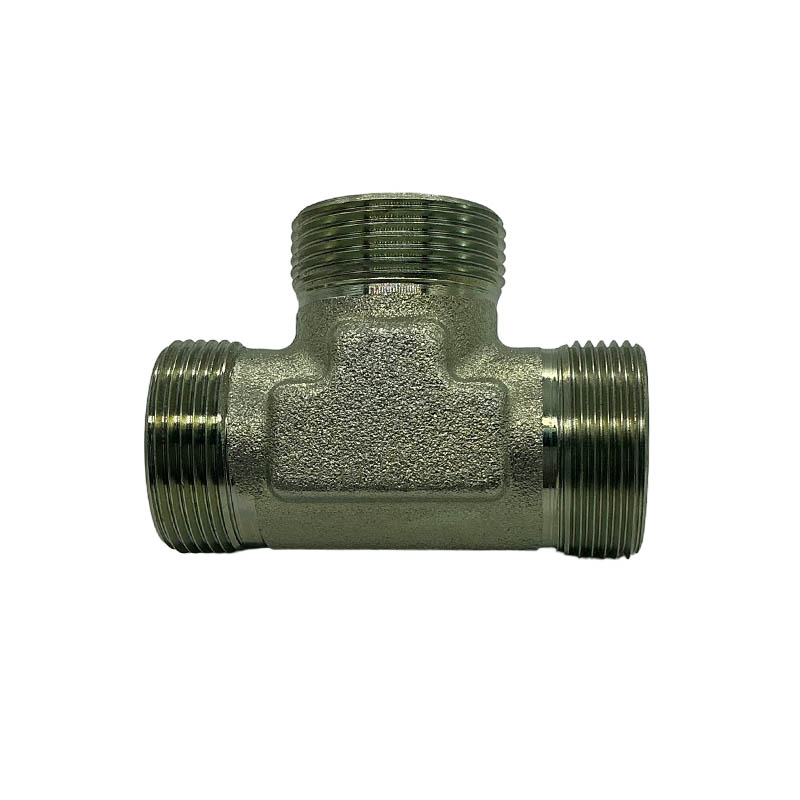 How do equal tees pipe fittings achieve efficient and stable connections for pipe diversion and merging?